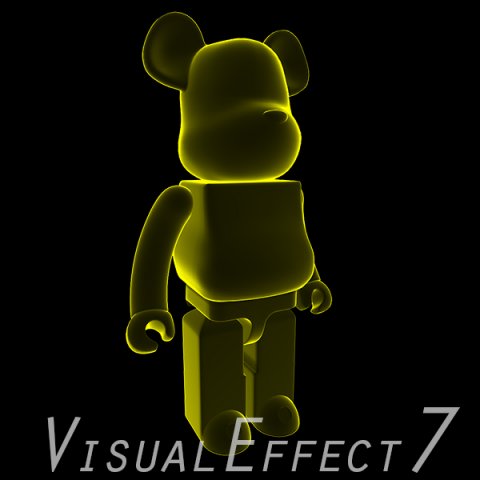 Yellow xray bear brick 3D 模型 .c4d .max .obj .3ds .fbx .stl .blend 