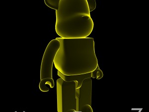Yellow xray bear brick 3D 模型