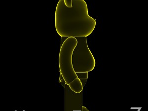 Yellow xray bear brick 3D 模型
