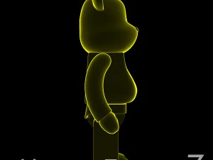 Yellow xray bear brick 3D Model