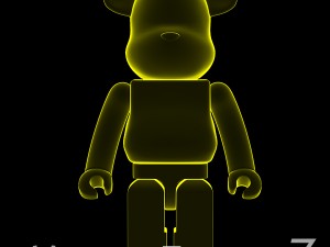 Yellow xray bear brick 3D 模型
