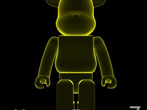 Yellow xray bear brick 3D Model
