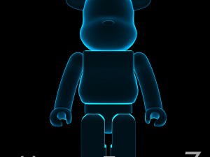 Blue xray bear brick Modelo 3D