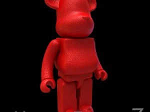 Ladrillo de oso de cuero rojo Modelo 3D