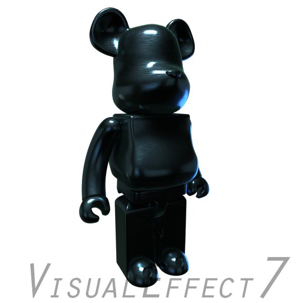 Black leather bear brick 3D Model .c4d .max .obj .3ds .fbx .stl .blend