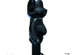 Black leather bear brick Modello 3D
