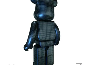 Black leather bear brick 3D Model