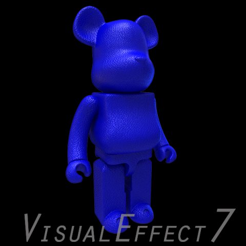Blue leather bear brick 3Dモデル .c4d .max .obj .3ds .fbx .stl .blend 