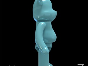 light blue bear brick Modelo 3D