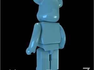 light blue bear brick Modelo 3D