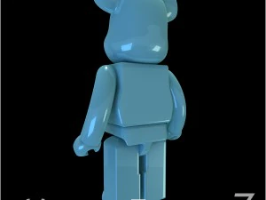 light blue bear brick 3D Model