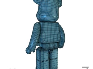 light blue bear brick Modelo 3D