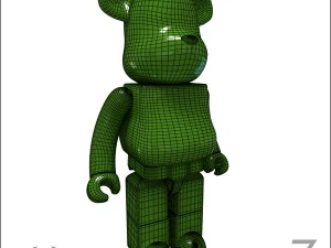 light green bear brick 3D Model