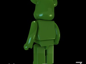 light green bear brick Modelo 3D