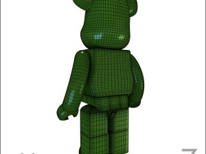 light green bear brick Modelo 3D