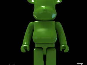light green bear brick Modelo 3D