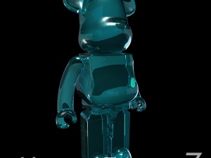 blue coolastic bear brick 3D मॉडल