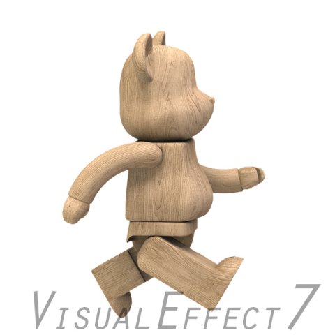 wood bear brick 3D Model .c4d .max .obj .3ds .fbx .stl .blend 