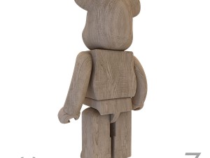 wood bear brick 3D Model