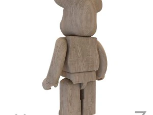 wood bear brick 3D Model