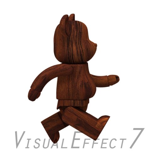 dark wood bear brick Model 3D .c4d .max .obj .3ds .fbx .stl .blend 