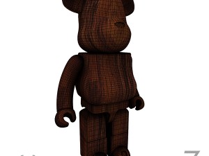 dark wood bear brick Model 3D