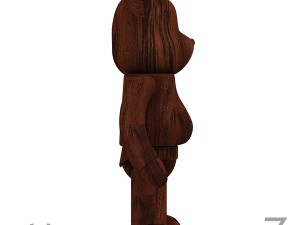 dark wood bear brick Model 3D