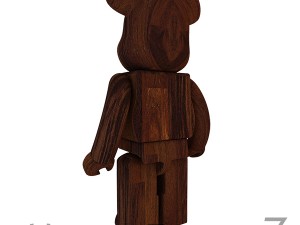 dark wood bear brick Model 3D