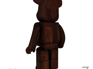 dark wood bear brick Model 3D