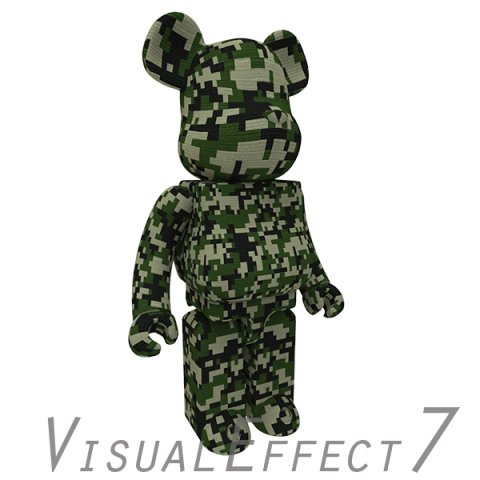 camouflage bear brick 3D-Modell .c4d .max .obj .3ds .fbx .stl .blend 