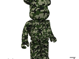camouflage bear brick 3D Model