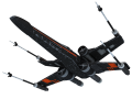 star wars x-wing fighter black t-70 3D 模型