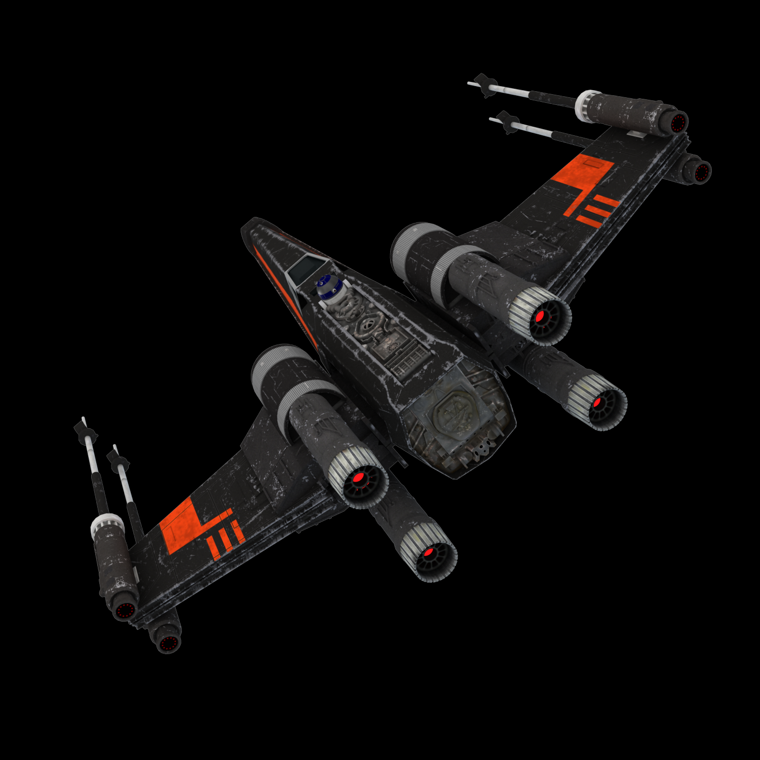 Star Wars X Wing Fighter Black T 70 3d Model In Fantasy Spacecraft 3dexport Star Wars X Wing Fighter Black T 70 3d Model In Fantasy Spacecraft 3dexport