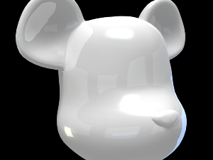 bearbrick head 3D Модель