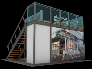 Maxima structure 6x6 double deck 3D-Modell