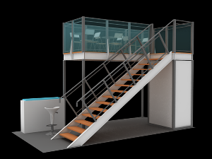 maxima structure 3x6 double deck 3D Model