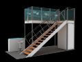 maxima structure 3x6 double deck 3D मॉडल