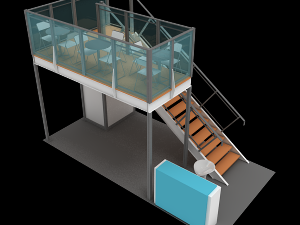 maxima structure 3x6 double deck 3D Model