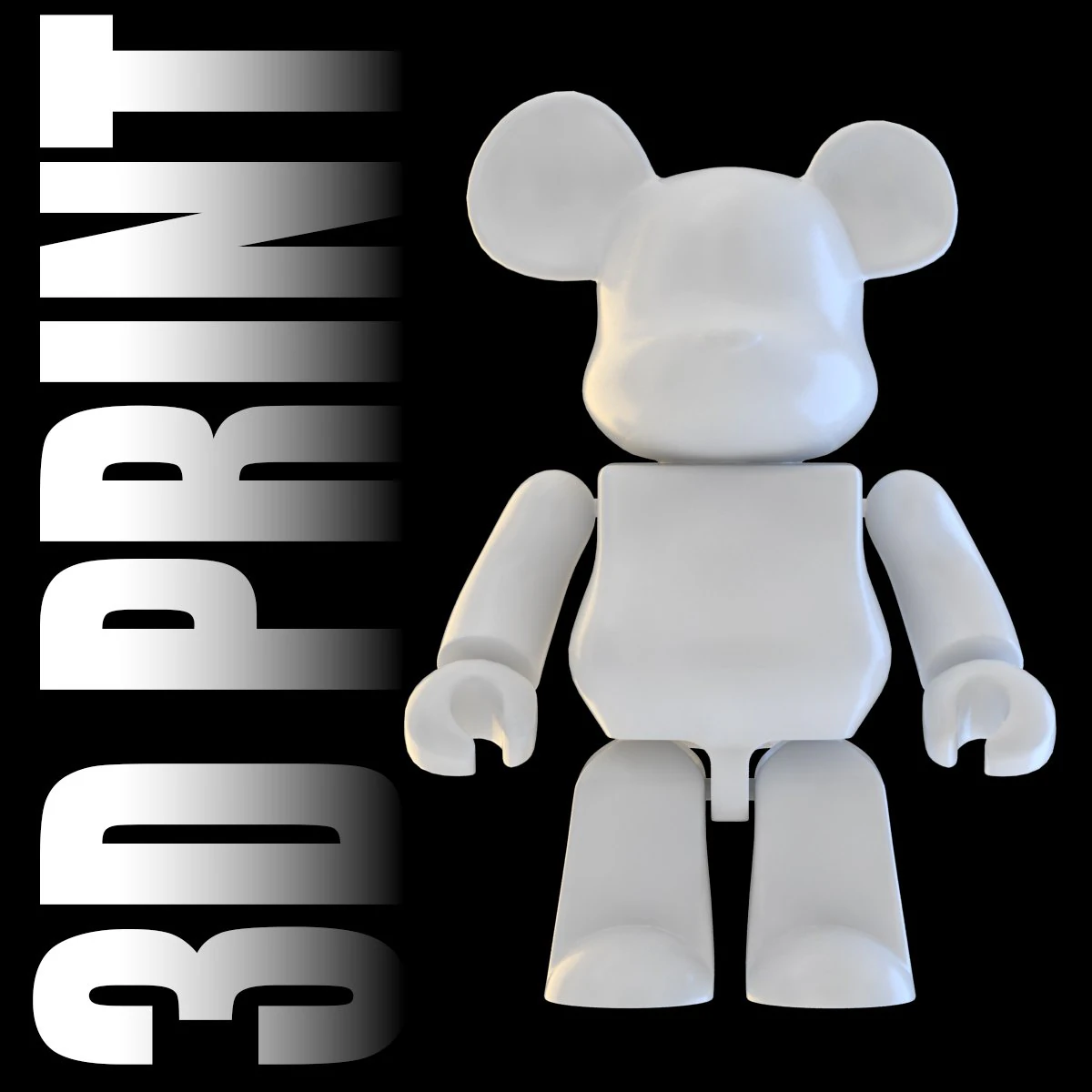 ladrillo mini oso Modelo de impresión 3D .c4d .max .obj .3ds .fbx .stl .blend 