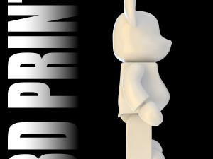 mini bear brick 3Dプリントモデル