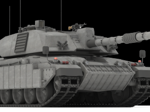 challenger ii british main battle tank 3D Model