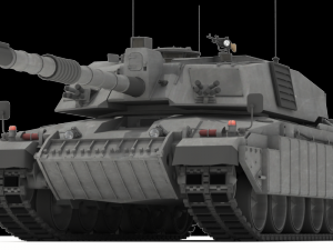 challenger ii british main battle tank 3D Model