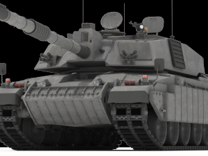 challenger ii british main battle tank 3D Model
