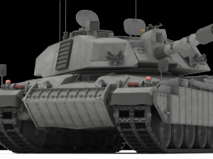 challenger ii british main battle tank 3D Model