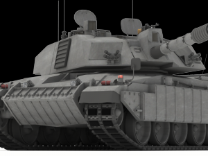 challenger ii british main battle tank 3D Model