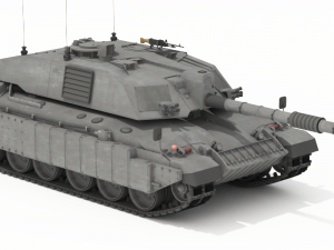 challenger ii british main battle tank 3D Model