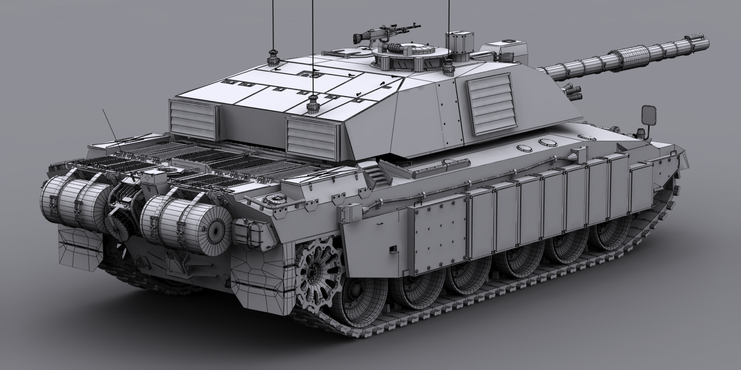 academy 1/48 challenger british main battle tank 1303
