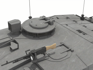 challenger ii british main battle tank 3D Model