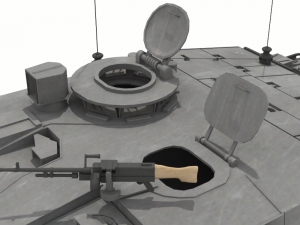 challenger ii british main battle tank 3D Model