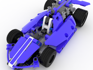 lego race car 3Dモデル